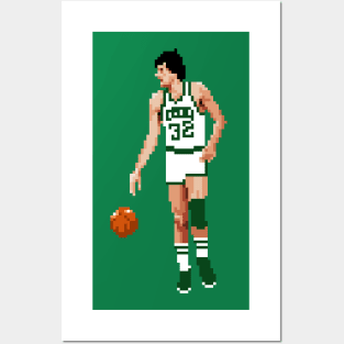 Kevin McHale Pixel Dribble Posters and Art